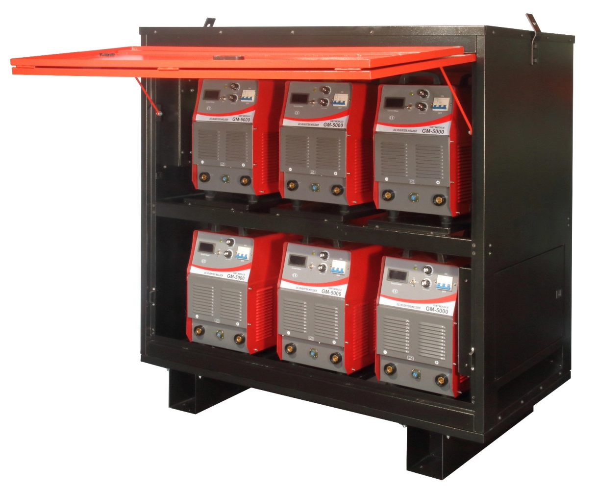 HERO TECH INVERTER STICK WELDING MACHINE GM-5000 WITH RACK